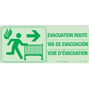  First Responder Evacuation Route Sign by Foundations 