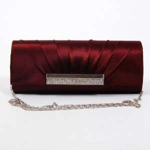  Lady Classic Tote Handbag Long Clutch Bag Burgundy Beauty