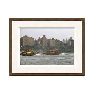  Tugboats Hudson River New York New York Framed Giclee 