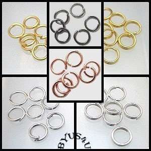 JUMP RING 5mm OPEN or SPLIT DOUBLE 20g CONNECTORS 100pc  