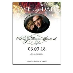    40 Save the Date Cards   Spring Garden Bouquet