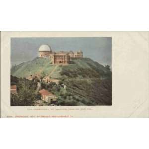  Reprint San Jose CA   Lick Observatory, Mt. Hamilton 1900 