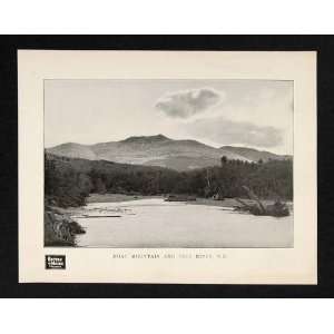 1903 Boston Maine Railroad Moat Mountain Saco River NH 
