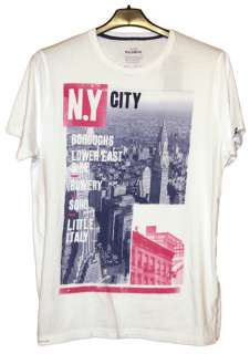 NEW YORK NY LOVE NYC Chrysler Building T shirt L LRG PULL&BEAR Pull 
