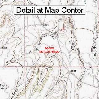  USGS Topographic Quadrangle Map   Abeyta, Colorado (Folded 