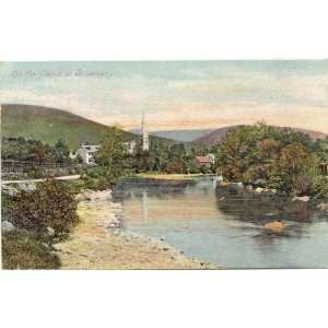   Vintage Postcard On the Clunie at Braemar Scotland 