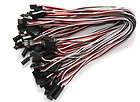 100x 300mm 20 Servo Extension Lead Wire Cable Lead Fut