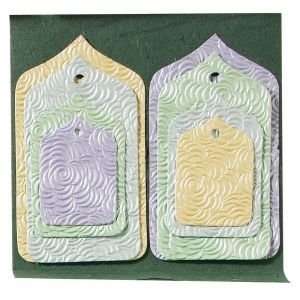  Treasure Chest Tags   8PK/Pastel Floral EmbossArabian 