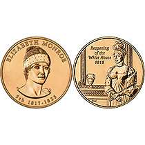 Elizabeth Monroe Bronze Medal 1 5/16” (X25)