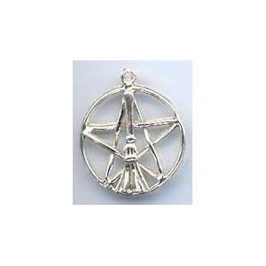  Broom / Besom Pentacle Pentagram Wicca Witch Jewelry Arts 