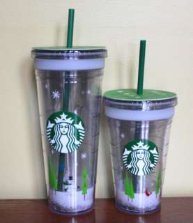   24 oz clear togo tumbler and a 16 oz clear to go tumbler. (New