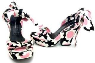 FORNARINA Magique Pink Sandals Heels Shoes Womens 6.5  
