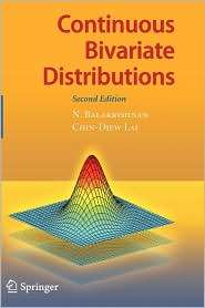 Continuous Bivariate Distributions, (0387096132), N. Balakrishnan 
