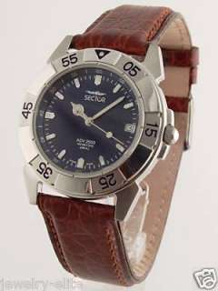 SECTOR ADV 2500 SWISS MADE BLUE DIAL MENS WATCH  