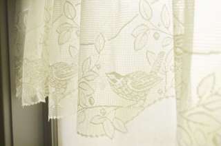 HERITAGE LACE BIRDS & BERRIES VALANCE   60x16  2 Colors  
