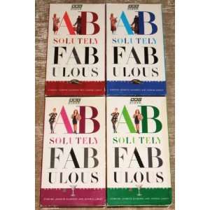  ABSOLUTELY FABULOUS   SET OF FOUR VHS Absolutely Fabulous 
