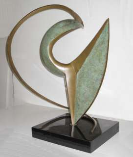 Michi Raphael Abstract Bronze Sculpture Entitled Salome  