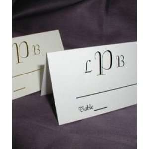  Monogram Seating Card