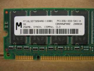 Micron MT16LSDT3264AG 133B1 256MB PC133 SDRAM CL3  