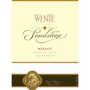  Wente Sandstone Merlot 2009 Grocery & Gourmet Food