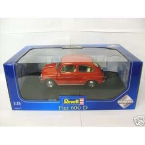  08915 1/18 Fiat 600D Red Toys & Games