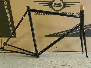Brand New Track bike Frame frameset size 49,54 and 59 in BLACK FREE 