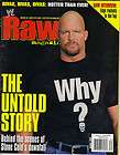 WWE Raw Magazine Stone Cold Steve Austin WCW ECW August