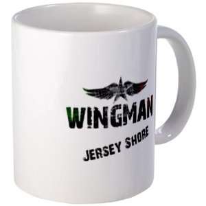  WINGMAN Jersey Shore Slang Fan Ceramic 11oz Coffee Cup Mug 