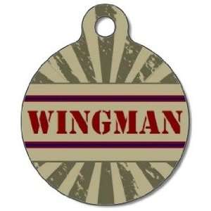  Wingman Pet ID Tag for Dogs and Cats   Dog Tag Art Pet 