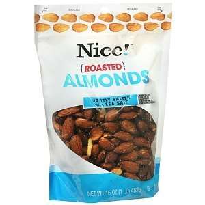 Nice Roasted Almonds Lightly Salted, 16 Grocery & Gourmet Food