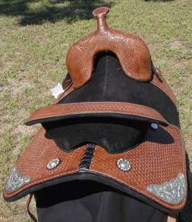 Genuine Leather Western Treeless Saddle 15 WTS 01  