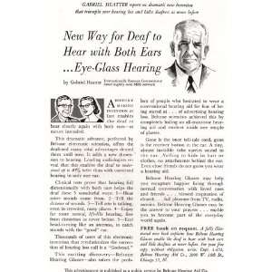  Print Ad 1957 Beltone Hearing Aids Beltone Hearing Aids Books