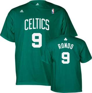 BOSTON CELTICS Rajon Rondo Jersey T Shirt L  