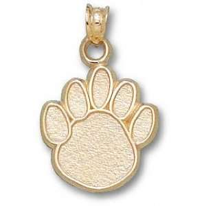  Penn State Nittany Lions Solid 10K Gold Paw 5/8 Pendant 