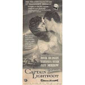   1955 Movie Ad with Rock Hudson and Barbara Rush 