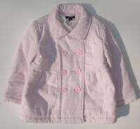 New Tommy Hilfiger Girls Pink Peacoat Jacket Coat sz 4T  