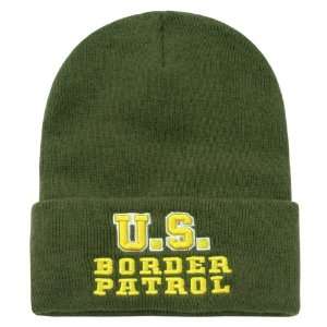    Deluxe Embroidered Watch Cap Border Patrol Beanies 