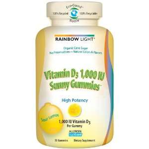 Rainbow Light Vitamins & Minerals Vitamin D 1.000 I.U. Sunny Gummies 