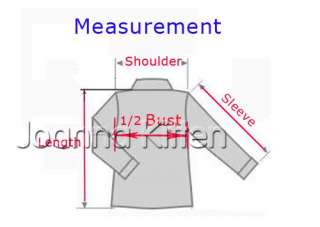 inch bust 95cm 37 4 inch sleeve 62cm 24 4 inch length 72cm 28 3 inch