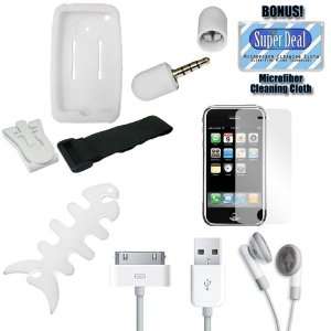   (White) + Sync wire & White Earbuds for iPhone 3G
