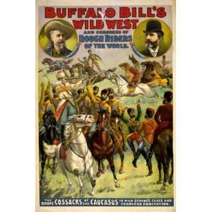    c1899. poster Buffalo Bills wild west rough riders