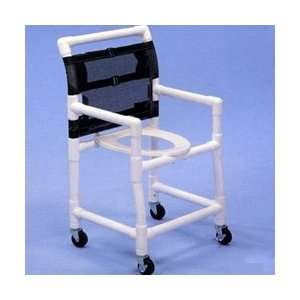 com Aqua Creek PVC Shower Commode Wheelchair   Deluxe Mesh Vinyl Navy 