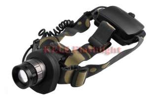 New CREE Q3 180Lumens 3mode 3xAA Black zoomable headlamp White light 