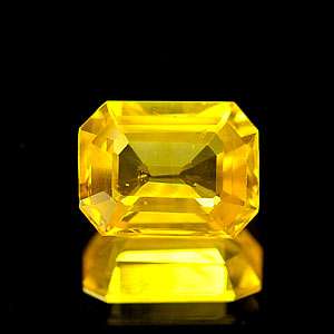 79 Ct. Natural Rich Yellow Ceylon Sapphire Octagon Shape  