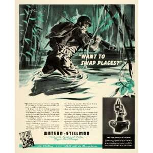 1943 Ad Watson Stillman Swamp Military Soldier Valve Equipment Roselle 