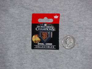 World Series Champions SF Giants Pin Logo (1) FREESHIP  