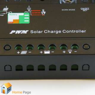 30A PWM Solar Power Panel Charger Controller Regulator Auto 12V/ 24V 