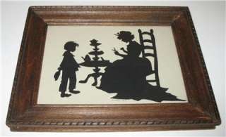   Signed Silhouette Cutting by World Famous Artist Sally Newcomb  