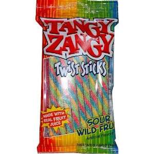 Tangy Zangy Sour Wild Fruit 24pk (50g per pack)  Grocery 