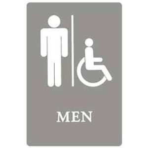  Men HC (Accessible Symbol) ADA Signs Case Pack 3 